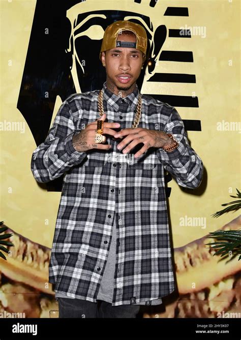 Tyga At The Press Opening Party For Rapper Tygas Last Kings Flagship