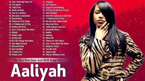 Best Songs Of Aaliyah 90s 2000s Mix Aaliyah Greatest Hits Full Album Youtube
