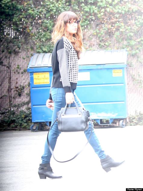 Lea Michele Steps Out In Skinny Jeans And Boots In