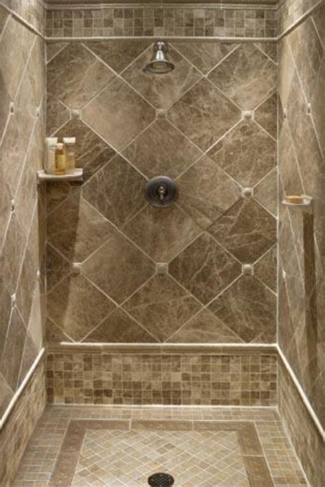 Use bathroom shower tile patterns to add visual interest. Tiled Shower Stalls, Create Distinctive and Stylish Shower ...