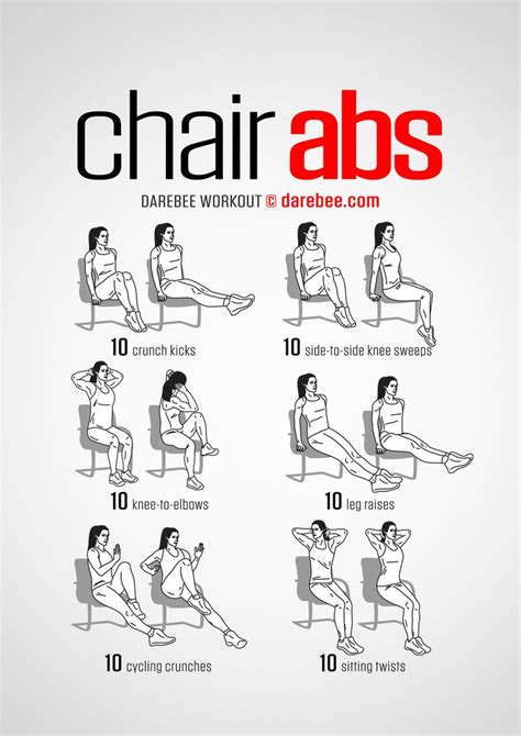 Chair Abs Workout Chair Exercises For Abs Office Exercise Abdominal
