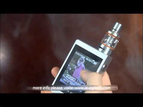 SMY Touch Box Mod 100w Supplied By Ecigtech YouTube
