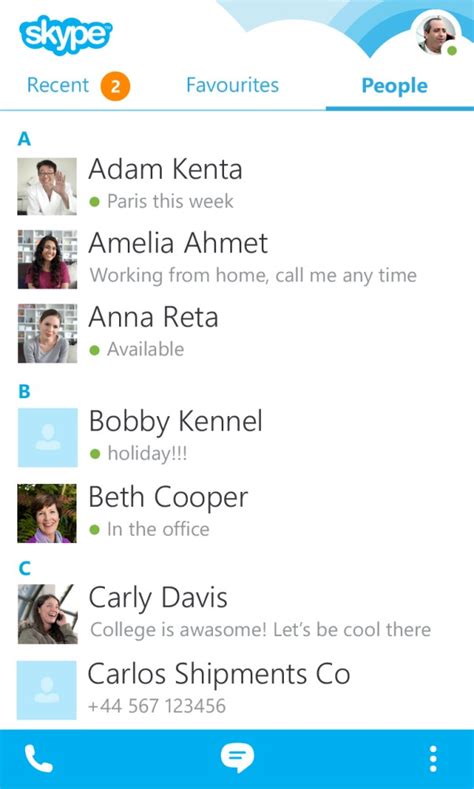Skype is chat software you can chat with your friends and lovers with sound or writing or video and now you can download this program for blackberry devices and chat every where you go. Skype for BlackBerry 10 Update Brings Navigation Improvements, New Look