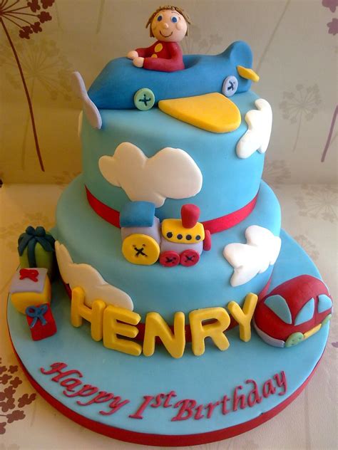 Choose from different varieties, flavors, designs and fresh birthday cakes. One Special Boy Birthday Cake | www.creationsbypaulajane ...