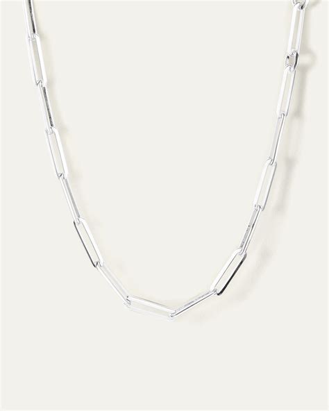 Stevie Chain Necklace Silver Jenny Bird