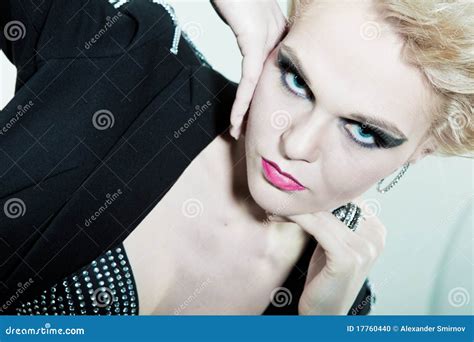 Saucy Look Fashion Women Stock Photo Image Of Face Contemporary