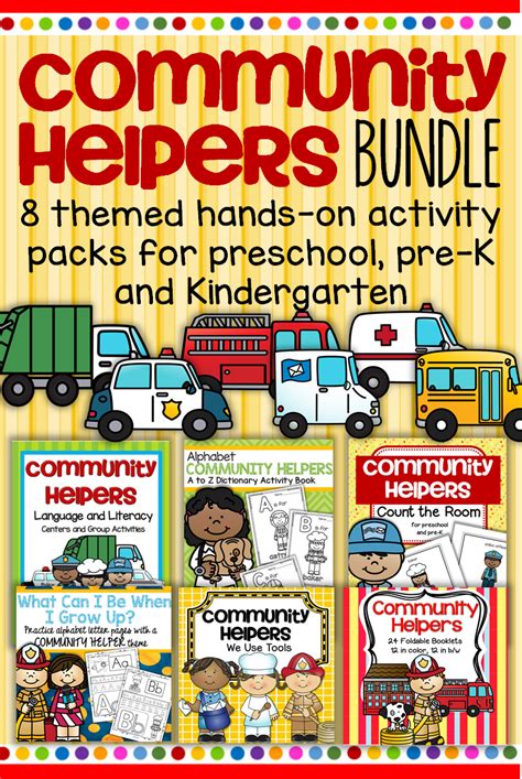 Community Helpers Bundle 8 Hands On Resources For Preschool