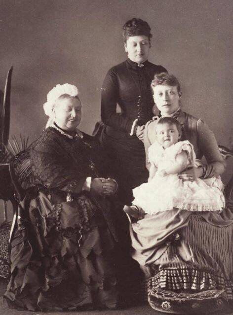 queen victoria with daughter beatrice granddaughter victoria and great granddaughter alic