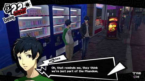 Persona 5 5 22 Sunday Hang Out With Mishima Meet Girls Dialogue