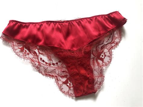 This Red Silk Lingerie Is A Must Have Panties Elegant And Sexy