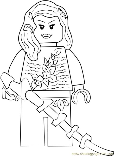 Poison Ivy Coloring Pages Coloring Home