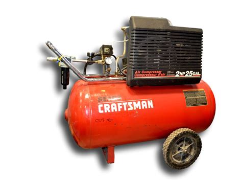 Used Sears Craftsman 2 Hp 25 Gallon Air Compressor Coast Machinery Group