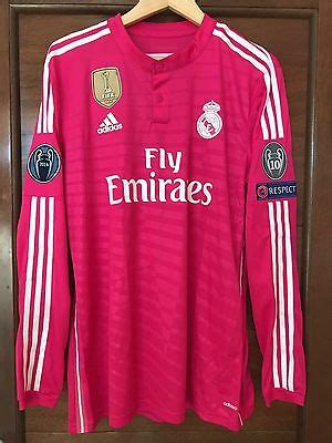 Thailand quality real madrid soccer jerseys,custmize names and numbers. Real Madrid 2014-2015 Ronaldo pink Adizero Champions League player issue jersey | eBay