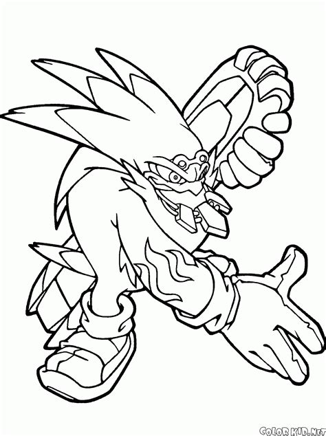 Sonic Jet The Hawk Coloring Pages Coloring Pages