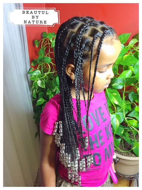 Natural Hair Box Braids For Kids Instagram Beautifulbynature