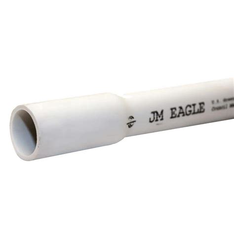 Jm Eagle 4 In X 20 Ft Class 160 Belled End Pipe 27607 The Home Depot