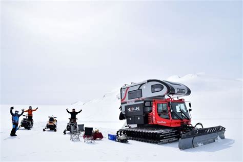 The Snowcat Truck Camping Machine Truck Camping Cold Weather Camping