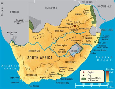 Sudáfrica hidrografía La guía de Geografía