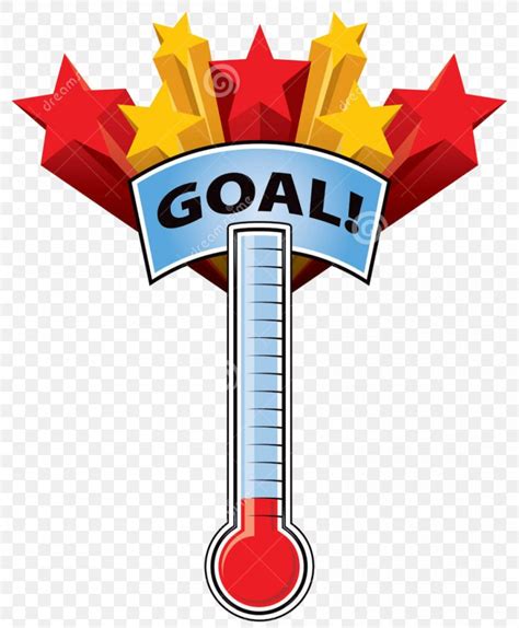 Fundraising Thermometer Goal Clip Art Png 1000x1213px