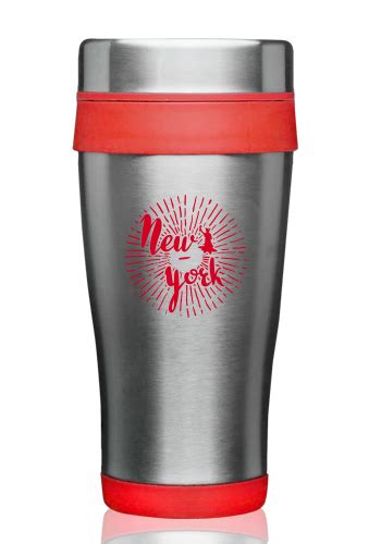 Personalized 16 Oz Insulated Stainless Steel Travel Mugs St58 Discountmugs