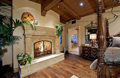 Luxury Master Bedrooms With Fireplaces Designing Idea