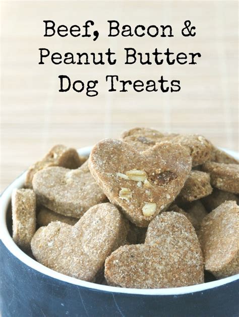 Beef Bacon And Peanut Butter Dog Treats Endlessly Inspired