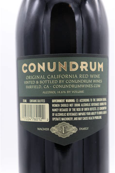 Conundrum Red Blend 2018 | Old Vine Wine & Spirits