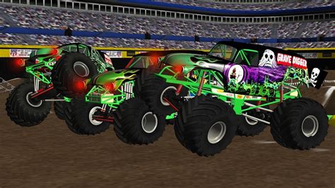 Rigs Of Rods Monster Jam Revamped Grave Digger Showcase St Louis