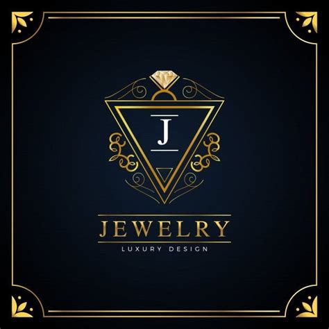 Premium Vector Classic Luxury Letter Jewelry Logo Jewelry Logo