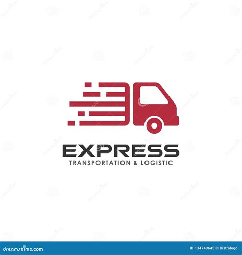 Delivery Services Logo Design Courier Logo Design Template Stock