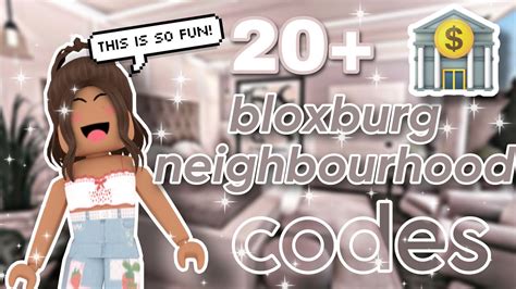 20 Free Bloxburg Neighbourhood Codes Youtube