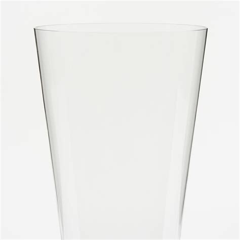 pair of simple swedish crystal pilsner glasses the garnered