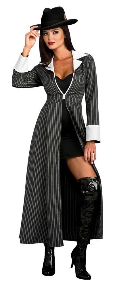 Womens Gangster Coat Mr Costumes Costumes For Women Gangster