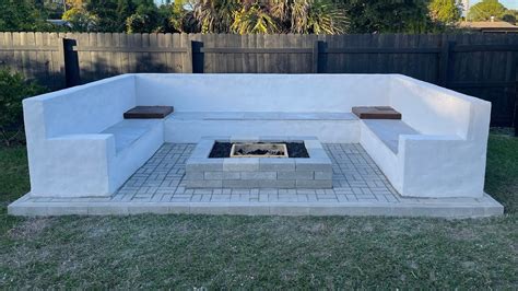 How To Build A Backyard Seating Area With Fire Pit Our Biggest Diy