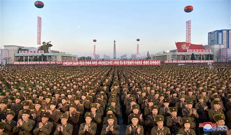 North Korea Prepares Massive Military Parade For Olympics Eve Satellite Images