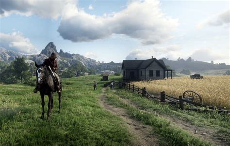 Wallpaper The Game Background Red Dead Redemption Ii