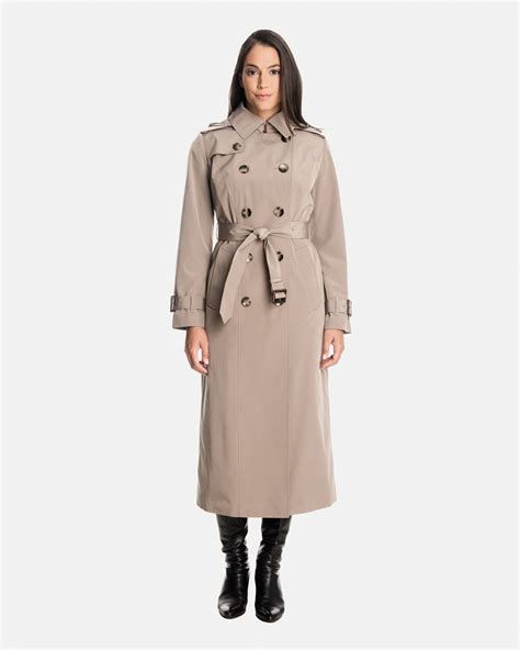 Rachel Womens Long Trench Coat London Fog Trench Coats Women Long