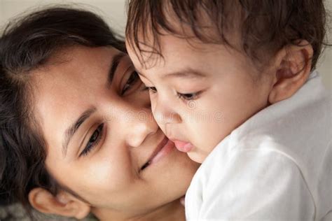 Indian Mother And Baby Smiling Stock Photo Image Of Smile Baby 22787712