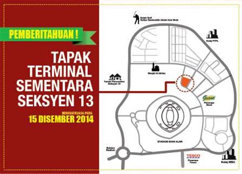 It is located at shah alam seksyen 13, just beside stadium. Tiket Bas Dari Shah Alam Ke Kuantan | Tiket Bas Online
