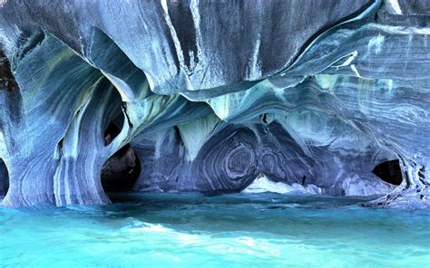 Wallpaper 1920x1200 Px Abstract Blue Cave Chile Marble Nature