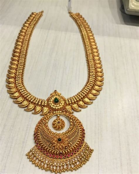 Gold Antique Long Chain Bridal Gold Jewellery