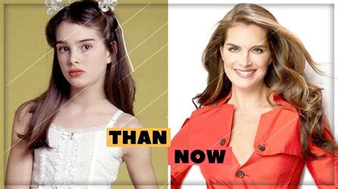 Brooke Shields Amazing Transformation From 1 To 52 Years Old Brooke