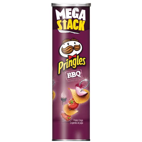 Pringles Mega Stack Bbq Flavored Potato Crisps 71 Oz