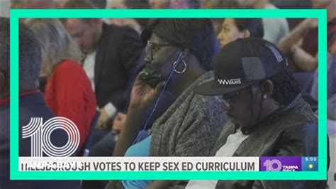 sex education curriculum to stay in hillsborough public schools youtube