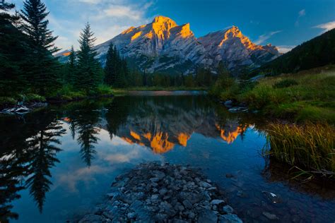 Wallpaper Landscape Mountains Lake Nature Reflection