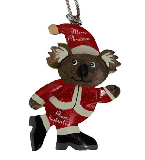 Maybe you would like to learn more about one of these? Koala Santa Christmas Ornament | Australia the Gift ...