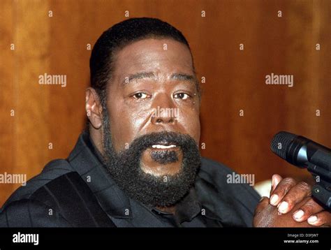 Dpa Files Us Singer Barry White Pictured During A Press Conference