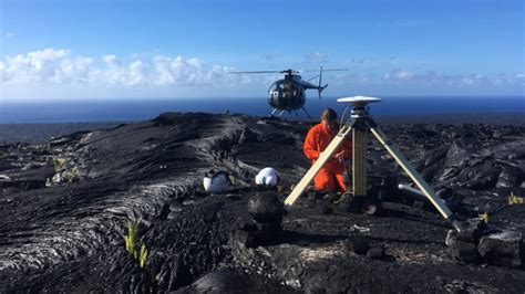 Volcano Watch Measuring The Shape Of Hawaiian Volcanoes