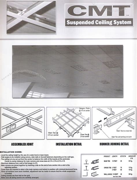 Bulkheads as an architectural feature or concealing services. CMT Suspended Ceiling System Philippines