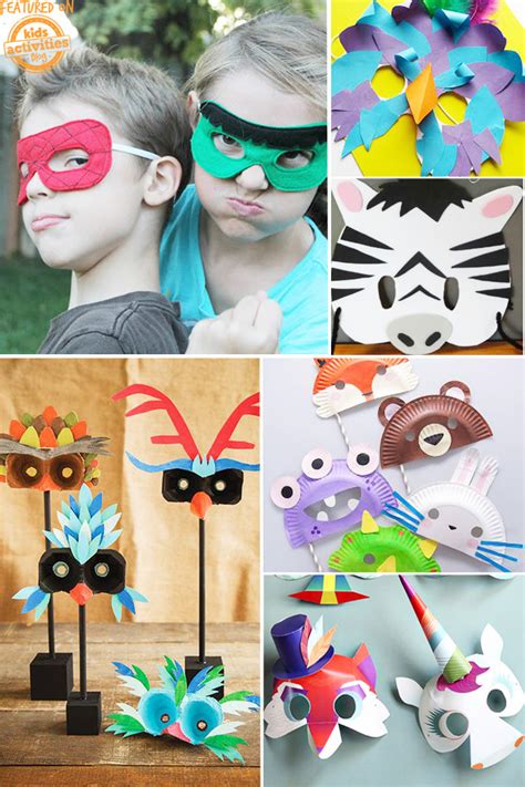 My kids and i love holiday themed activities. 30+ DIY Mask Ideas for Kids